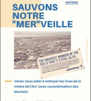 Sauvons notre "Mer"Veille - Nettoyage Rivière de l'Arc