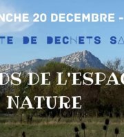 Ramassage de déchets sauvages aux abords de l’Espace Nature Départemental du Plan