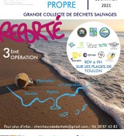 Collecte déchets sauvages - Plage de la mitre - Opération provence propre