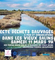 COLLECTE DÉCHETS SAUVAGES DANS LES VIEUX SALINS