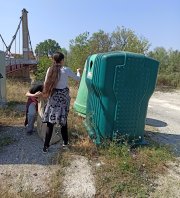 Ramassage de déchets dans le Réart