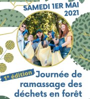 Ramassage déchets le long du Merlançon